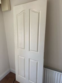 Matching Interior Double Doors Complete with Handle and Hinges