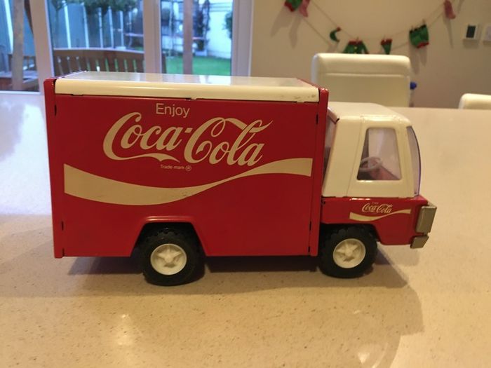 Coca Cola 1970 Buddy L Steel Truck Rare MINT with original box