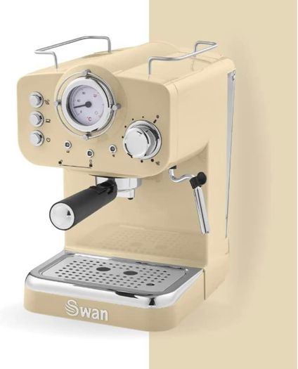 Retro Pump Espresso Coffee Machine, Purple, 15 Bars of Pressure, Milk Frother, 1.2L Tank MTIPLE COLOURS AVAILABLE, SEE PHOTOS (FREE POSTAGE)