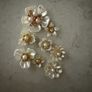 Approx. 150 rhinestone flat back flower embellishments Image 4