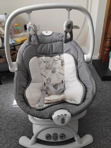 Joie Emeri 2-in-1 Baby Swing and Rocker Fern
