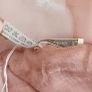 Faliero Sarti stole dusted pink silk with embellished edging - BNWT - Rrp 420 Image 8