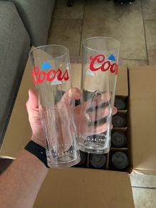 Coors Pint Glasses x 21