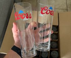 Coors Pint Glasses x 21