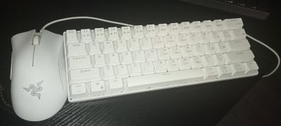rk royal kludge 60% keyboard and Razer mouse bundle
