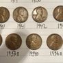 Set Of US 1 Cent Wheat Penny Coins Image 4