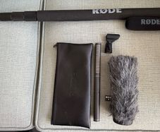 Rode NTG 2 with Deadcat & Rode 3m Boom Pole