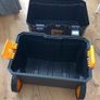 DIY Professional Heavy Duty 19 inch Black & Yellow Mobile Portable Toolbox With Tote Tray Impact Resistant, Large Rolling Tool Box For Your Tools (FREE POSTAGE) Image 6