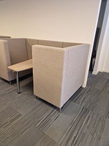 executive 4 person seating booth
