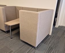 executive office 4 person seating booth