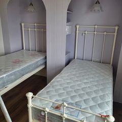 Two children's beds & mattresses