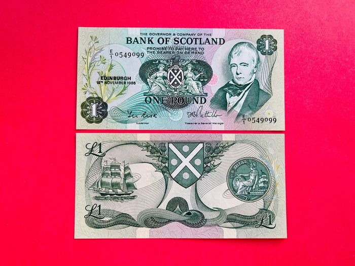 Scotland  1 Pound   1986  Pick  111 ( Uncirculated )