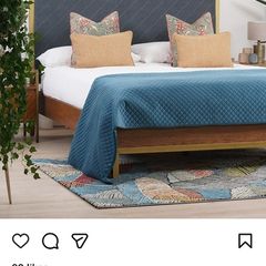 Stylish double bed frame "Fosta"