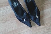 black high heels