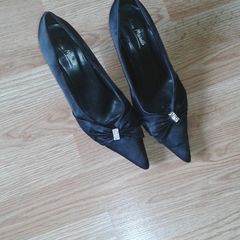 black high heels