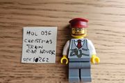 lego hol096 christmas train ride driver, set  40262
