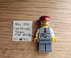 lego hol096 christmas train ride driver, set  40262