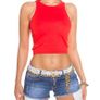Tank_crop_Top__Color_RED_Size fits 6 and 8 Image 4