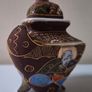 SALE!  Vintage Hand Painted Japanese Porcelain Vessel Image 3