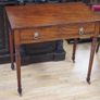 Victorian Mahogany Side Table with Drawer Image 2