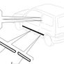 LH Door Moulding (Fiat Cinquecento) Image 2