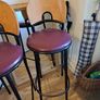 Mid Century Vintage bar stools x2 Excellent Condition Collection Pieces Image 5