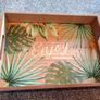 Wooden Tea Tray/ Breakfast In Bed Tray Image 2