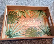 Wooden Tea Tray/ Breakfast In Bed Tray