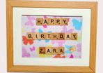 Scrabble Tile Picture Frame - Occassions