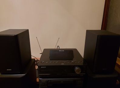 Sony HDD Audio System NAS-E35HD HDD, Compact Disc, MP3,