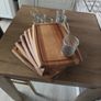 Serving boards with chip baskets Image 3
