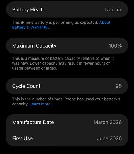 URGENT - IPhone 17 Pro Max 256Go (100% battery health)