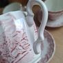 Antique Myotts Country Life Staffordshire 3 cups & Saucers Image 7