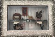 Vintage wall hanging "Old Country Kitchen Table"