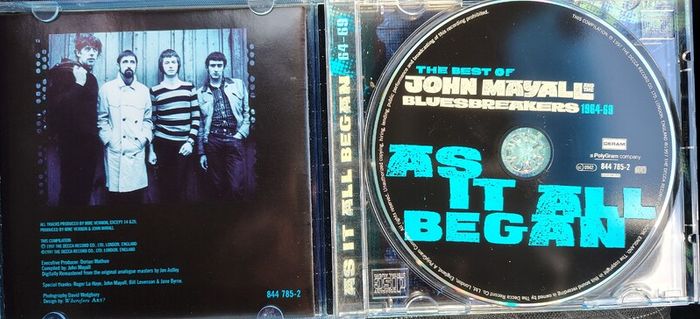 The Best Of John Mayall And The Bluesbreakers - As It All Began 1964-69 CD (1997) Electric Blues EX+