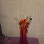 Mid Century Glass Swung Vase Image 2