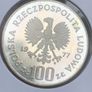 Silver 100 Zloty 1977.   Krakow Castle.post Included Image 8