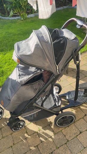 Stroller with buggy bored