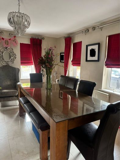 Pure solid wood Dining Table, Chairs & Bench