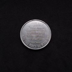 1984 Vintage Kenner Star Wars Power of The Force " Amanaman " Collector's Coin