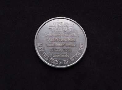 1984 Vintage Kenner Star Wars Power of The Force " Amanaman " Collector's Coin