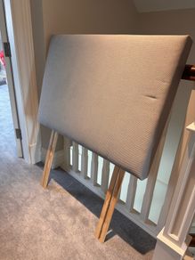 Grey Single Headboard