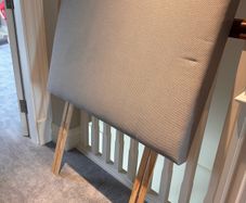 Grey Single Headboard