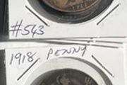 George V Pennies 1912 - 1920 (dates below)