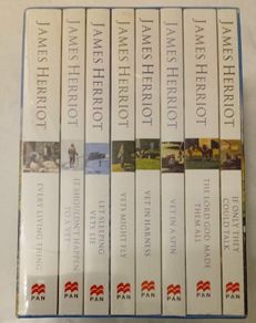 Box set of 8 James Herriot books