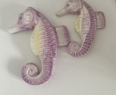 Vintage Wall Hanging Seahorses