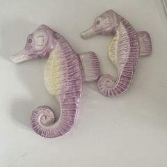 Vintage Wall Hanging Seahorses