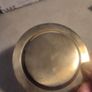Small Brass Pot  Toothpick Set on on small brass trey. Image 8