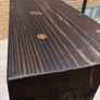 Rustic Wood Bathroom Storage in Vintage Black Image 7