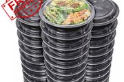 NEW | [Pack of 30] Reusable Meal Prep Containers with Airtight Lids - Meal Prep Containers - Suitable for Dishwasher